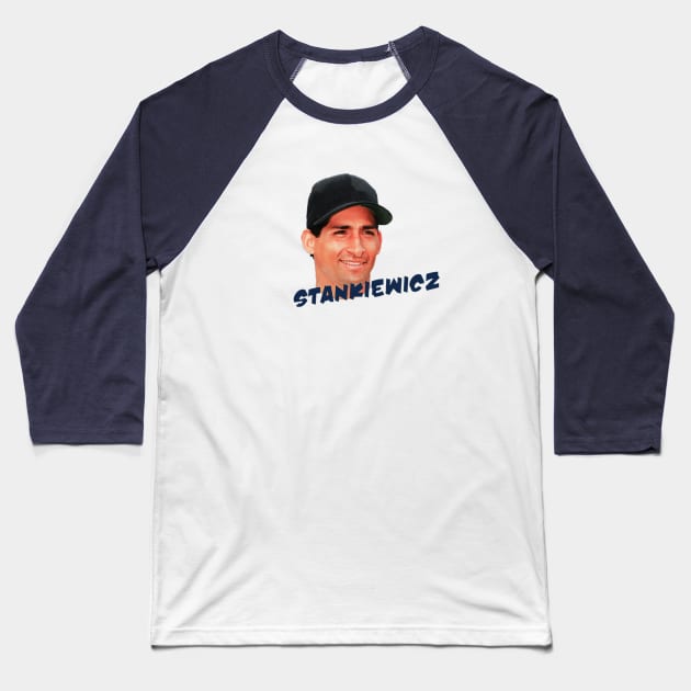 Andy Stankiewicz Tribute Baseball T-Shirt by Bleeding Yankee Blue